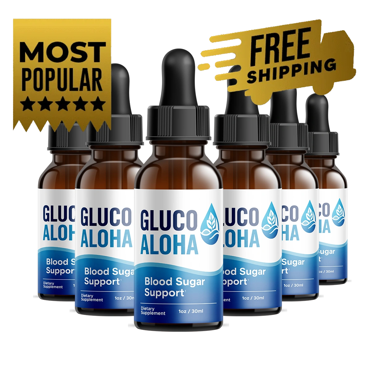 Buy GlucoAloha 6 Bottles Best Value 6 Bottles